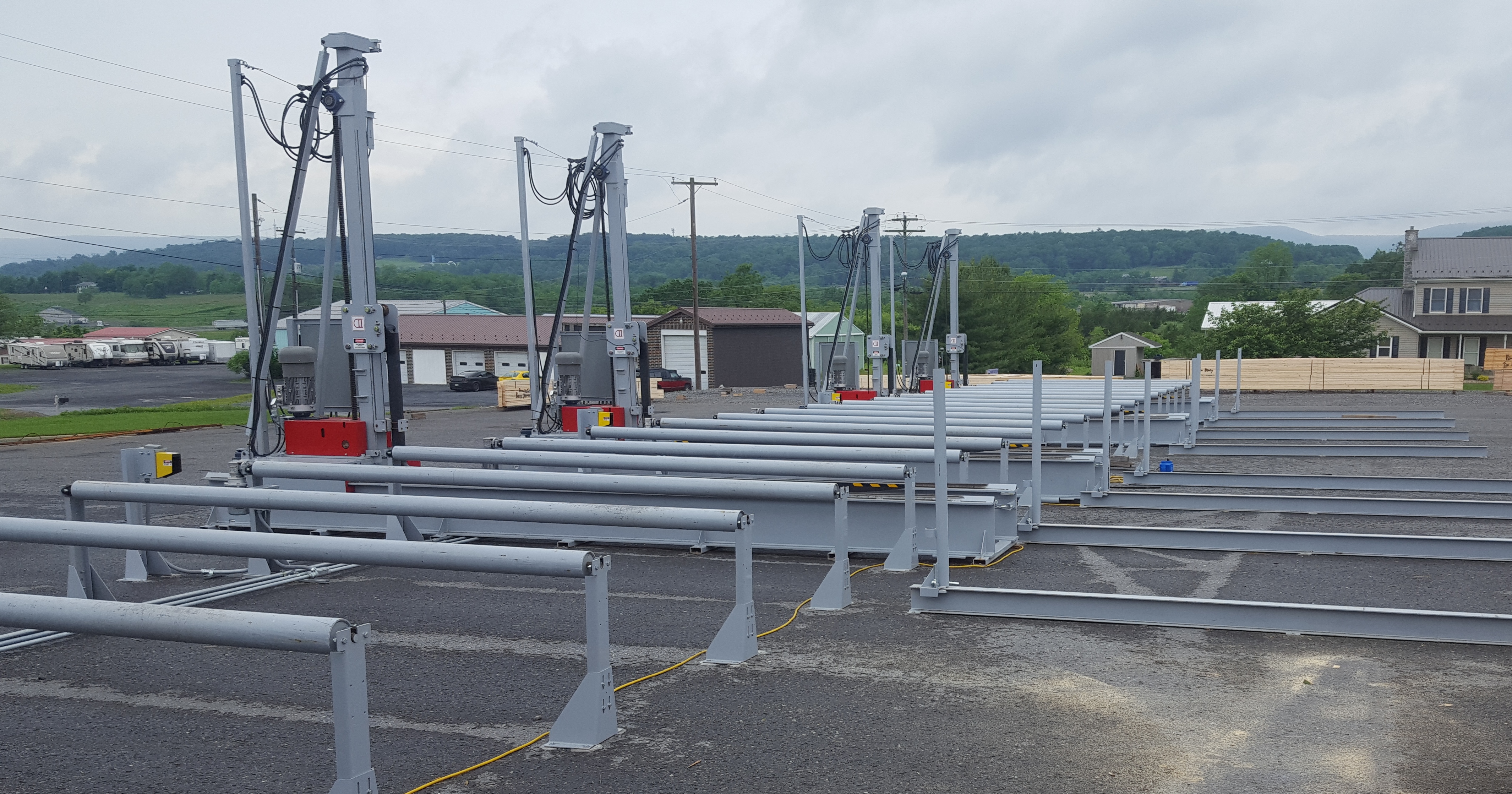 Fully Electric Single Side Horizontal Truss Stacker